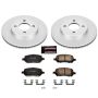 PowerStop CRK1604 Genuine Geomet Coated Rotor and Low-Dust Ceramic Brake Pad Kit