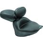 Mustang Motorcycle 79477 Mustang 07-17 Yamaha V-Star 1300, 1300 Tourer Wide Touring 2PC Seat w/Driver Backrest - Black