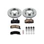 PowerStop KOE1524 OE Stock Replacement Low-Dust Ceramic Brake Pad and Rotor Kit