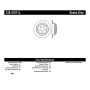 Stoptech 128.47011L 02-05 Subaru Impreza WRX Rear Drilled Left Brake Rotor