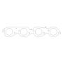 COMETIC GASKETS CAGC5251-030 MLS Exhaust Gasket Set BBC w/2.250 Round Port