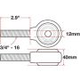 SPECIALTY PRODUCTS COMPANY 15752 XAXIS ROD END BALL JOINT