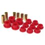 Prothane 13-201 95-99 Mitsubishi Eclipse Front Upper/Lower Control Arm Bushings - Red