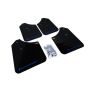 Rally Armor MF1-UR-BLK/BL Black Mud Flap/Blue Logo