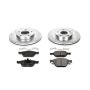 PowerStop K5580 Z23 Daily Driver Carbon-Fiber Ceramic Brake Pad and Drilled & Slotted Rotor Kit