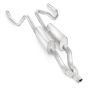 Stainless Works RAM09CBY-C 2009-16 Dodge Ram 5.7L Truck Exhaust 3in Y-Pipe Chambered Mufflers Under Bumper Exit