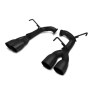 BLOX Racing BXEX-51106-BK 2022+ WRX Muffler Delete / Axle Back Single Wall 4in - Matte Black Tips