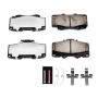 PowerStop Z36-436 PowerStop - Z36 Truck and SUV Carbon-Fiber Ceramic Brake Pads with Hardware Kit