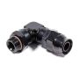 FRAGOLA FRG689709-BL Hose Fitting #10 90 Deg to #8 ORB PTFE Black