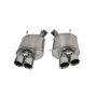 CORSA Performance 14321 Corsa 2013-2014 Ford Mustang Shelby GT500 5.8L V8 Polished Sport Axle-Back Exhaust