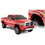 Bushwacker 06-08 Dodge Ram 1500 Fleetside Pocket Style Flares 4pc 97.9/98.3in Bed - Black