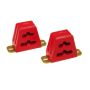 Prothane Universal Bump Stop 4 1/2 Multi-Mount - Red