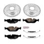 PowerStop K367 Z23 Daily Driver Carbon-Fiber Ceramic Brake Pad and Drilled & Slotted Rotor Kit