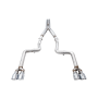 AWE Tuning 3015-42144 2017+ Dodge Challenger 5.7L Track Edition Exhaust - Chrome Silver Quad Tips