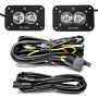 Baja Designs 487808 S2 Pro Black Flush Mount LED Light Pod Reverse Kit