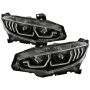 SPYDER 5087539 LED Headlights - Sequential Turn Signal - Black