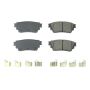 PowerStop 17-2200 PowerStop - Z17 Low-Dust Ceramic Brake Pads with Hardware