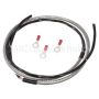 NAMZ NTH-4801 Tachometer Harness (SS Braided & Clear Coated)