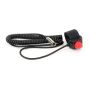 Rugged Radios PTT-VM2 Velcro Mount Steering Wheel Push to Talk (PTT) with Coil Cord for Car Harnesses