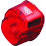 Bikers Choice 489908 99-03 Big Twin & XL Red Laydown Taillight With Top License Light