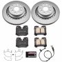 PowerStop CRK4690 Genuine Geomet Coated Rotor and Low-Dust Ceramic Brake Pad Kit