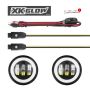 XKGLOW XK042010-B XK Glow 4In Black RGB LED Jeep Wrangler Fog Light XKchrome Bluetooth App Controlled Kit