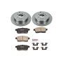 PowerStop KOE5876 OE Stock Replacement Low-Dust Ceramic Brake Pad and Rotor Kit