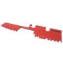 Perrin 15-21 WRX/STI Radiator Shroud (With OEM Intake Scoop) - Red