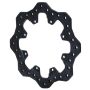 Wilwood 160-15011 Rotor-Steel Scalloped-Drilled 11.44 x .25 - 8 on 7.00in