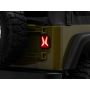Raxiom J177410 76-06 Jeep CJ7 Wrangler YJ & TJ Gladiator LED Tail Lights- Blk Housing (Smoked Lens)