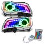 Oracle Lighting 7730-504 SMD Pre-Assembled Headlights, Non-HID, Chrome Bezel, ColorSHIFT(tm) - Simple DRL