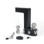 Weigh Safe WS10-2.5-KA-CER-BLA 10in Drop Hitch w/Built-in Scale & 2.5in Shank (8K/18.5K GTWR) w/WS05 - Black Cerakote