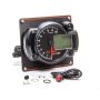 LONGACRE LON52-44479 Tach 4in Data Logging Blk w/Blk Alum Panel
