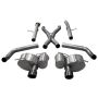 CORSA Performance 21058BLK Corsa 2012-21 Jeep Grand Cherokee SRT 2.75in Dual Rear Xtreme Cat-Back Exhaust - Black PVD TipFinish