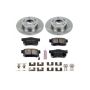 PowerStop KOE2391 OE Stock Replacement Low-Dust Ceramic Brake Pad and Rotor Kit