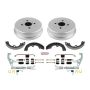 PowerStop KOE15303DK Power Stop 98-02 Chevrolet Prizm Rear Autospecialty Drum Kit