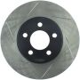 Stoptech 126.61072SR Power Slot 03-08 Crown Victoria/Grand Marquis/Lincoln Town Car Front Right Slotted Rotor