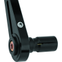 BikeMaster 152132 Adapter for 1in Barend Mirror - Black