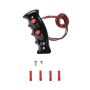 Shifter Handle - Pistol Grip Plate Billet  Black