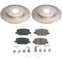 PowerStop KOE8310 OE Stock Replacement Low-Dust Ceramic Brake Pad and Rotor Kit