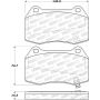 Stoptech 308.09601 Street Brake Pads