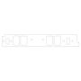 COMETIC GASKETS CAGC5428-060 Intake Gasket Set - BBC w/Brodix Brodie R/P Head