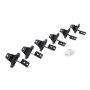 Go Rhino 6945065 18-20 Jeep Wrangler JLU Brackets for RB Running Boards