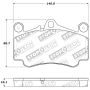 Stoptech 308.09160 Street Touring Brake Pads