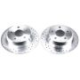 PowerStop AR8743XPR PowerStop Evolution Performance Drilled, Slotted & Plated Brake Rotor Pair
