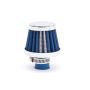 EDELBROCK EDE43513 Valve Cover Breather 10mm Inlet Blue/Chrome