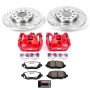 PowerStop KC6543-36 Z36 Truck and SUV Ceramic Brake Pad, Drilled & Slotted Rotor, and Caliper Kit