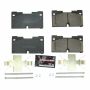 PowerStop Z23-2173 PowerStop - Z23 Daily Driver Carbon-Fiber Ceramic Brake Pads with Hardware Kit