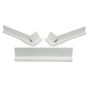 FIVESTAR FIV3022-417-W Modified Aero Valance 3pc. White
