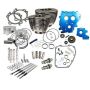 S&S Cycle 330-0669 07-17 4in Bore Power Pack - Wrinkle Black